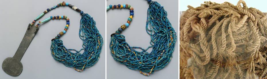 Menat Necklace Beads Faience Papyrus Ropes Metropolitan Museum